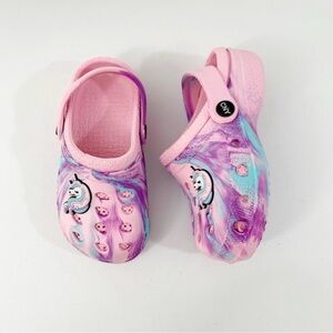 Capell Unicorn Pink Toddler Clogs ~ 10